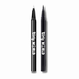 Girly World Cosmetics Girl Liner Lash Adhesive Pen Black & Clear Set