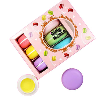 Girly World Cosmetics Macaroon Lip Balm Set